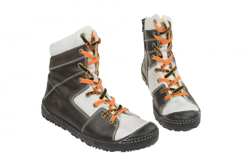 Eject Dass Stiefel dunkelgrau weiß 17903