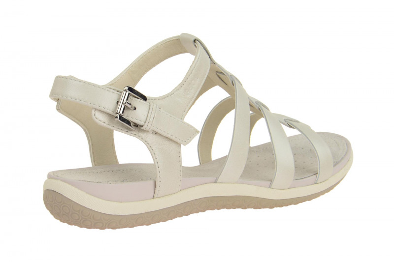 Geox Sandale Vega weiß metallic D72R6A