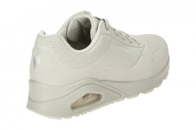 Skechers Uno Schuhe hellgrau Damen Sneakers 73690