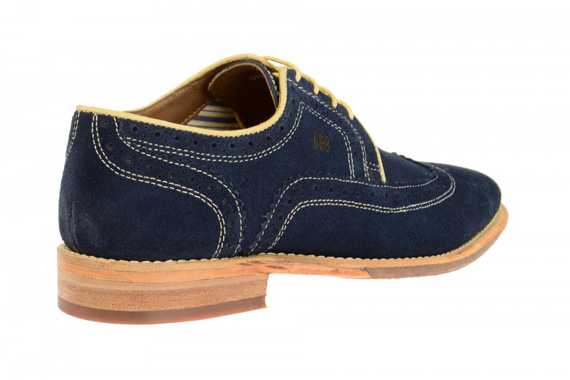 Gordon & Bros Schuhe Ron blau Rauhleder S160751
