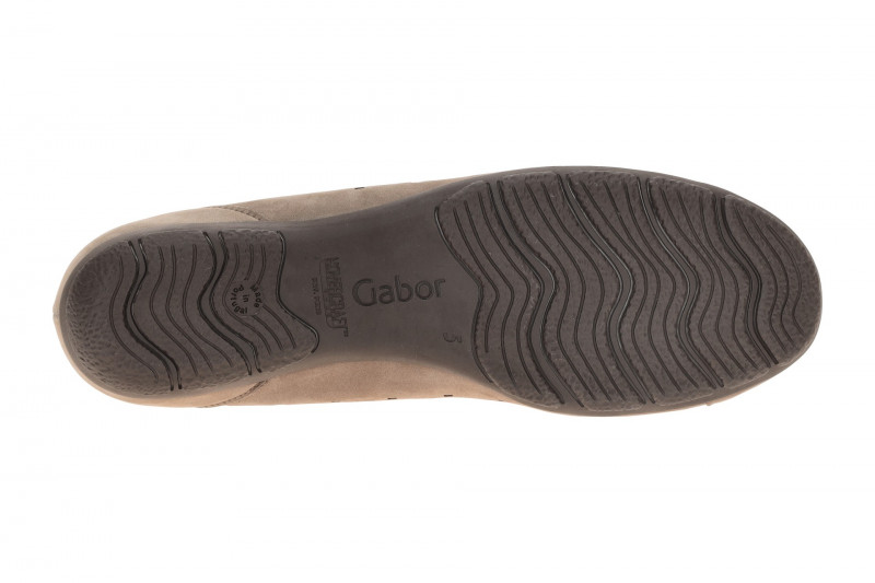 Gabor Slipper Ballerina grau braun 84.169.19