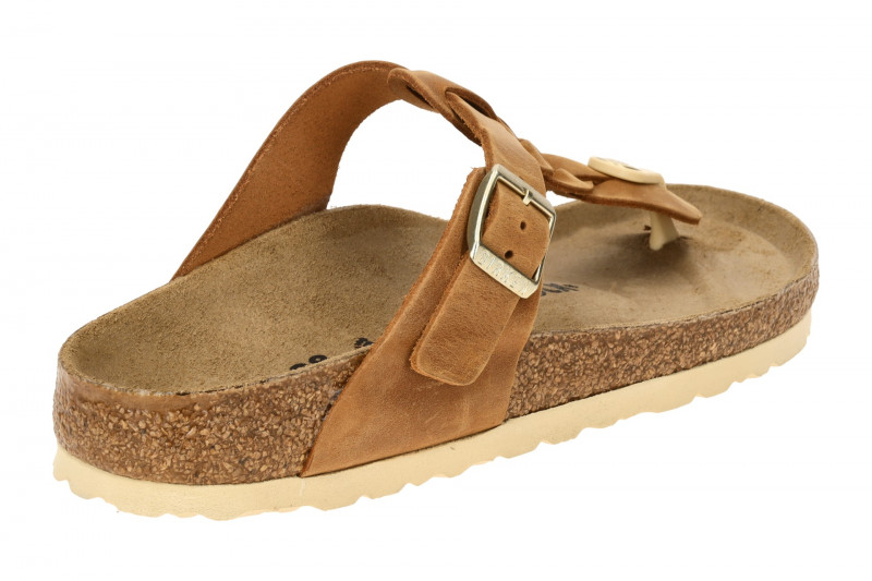 Birkenstock Gizeh Braided Pantolette braun SCHMAL 1021336