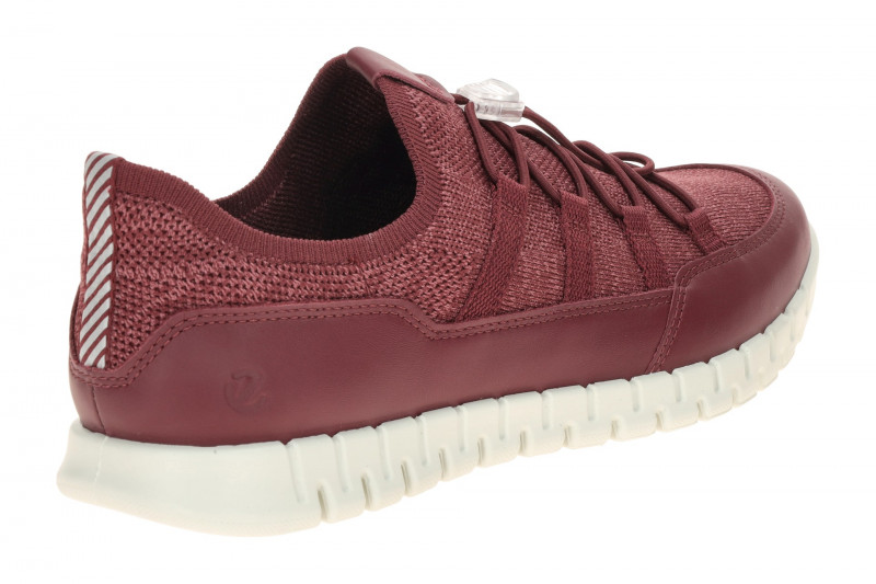 Ecco Gruuv Lite Schuhe rot ruby Easy Slip Gummizug 246303