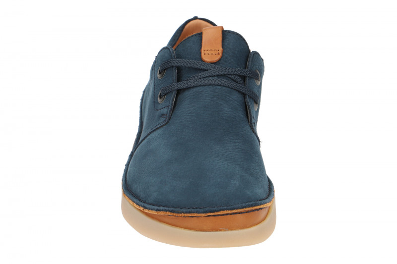 Clarks Oakland Schuhe blau Nubuck