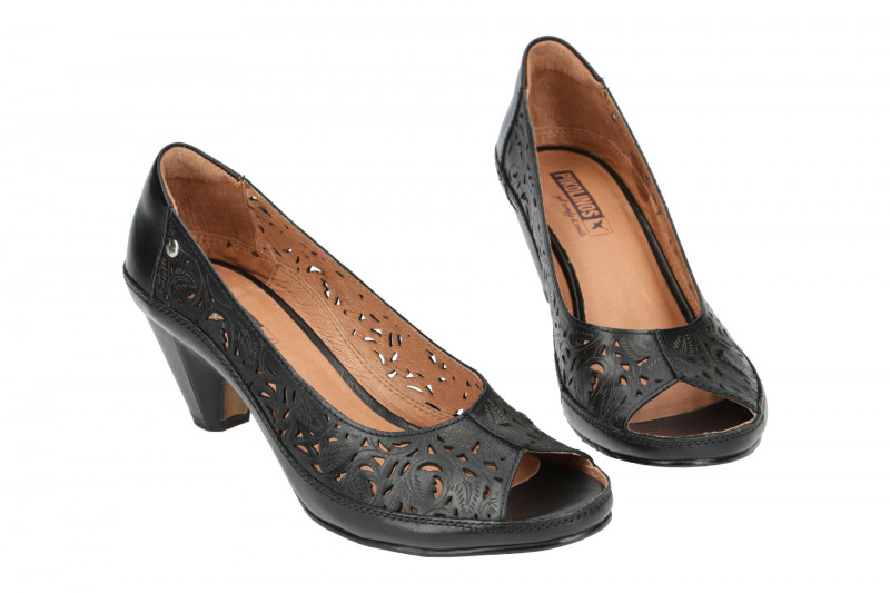 Pikolinos Java Peep-Toe Pumps schwarz W5A-5912