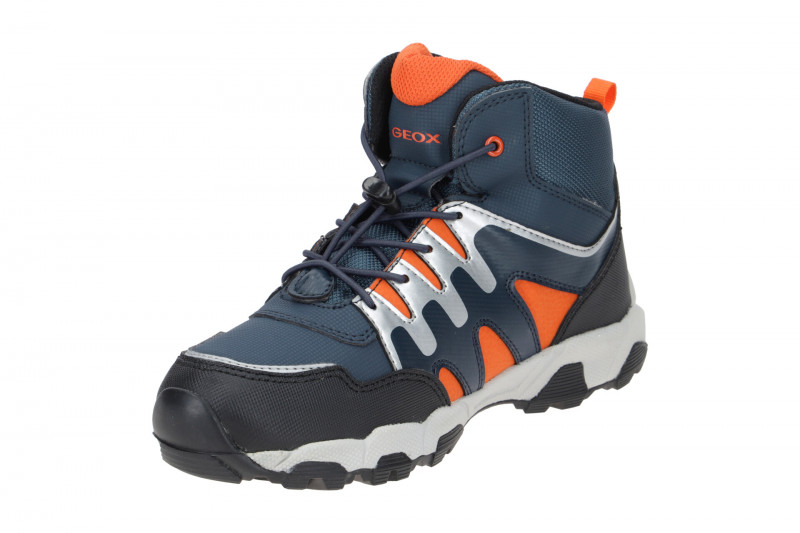 Geox Magnetar Kinder Stiefel blau orange J263ZA
