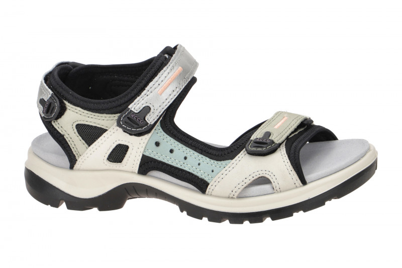 Ecco Offroad Damen Sandale grau grün multi