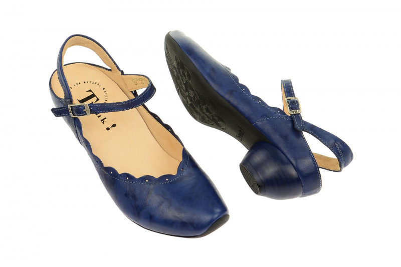 Think Aida Sling Pumps capri blau 4-84247-84