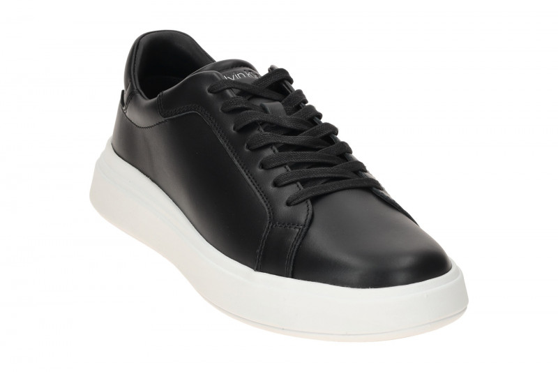 Calvin Klein Schuhe Low Top Lace Sneakers schwarz Glattleder