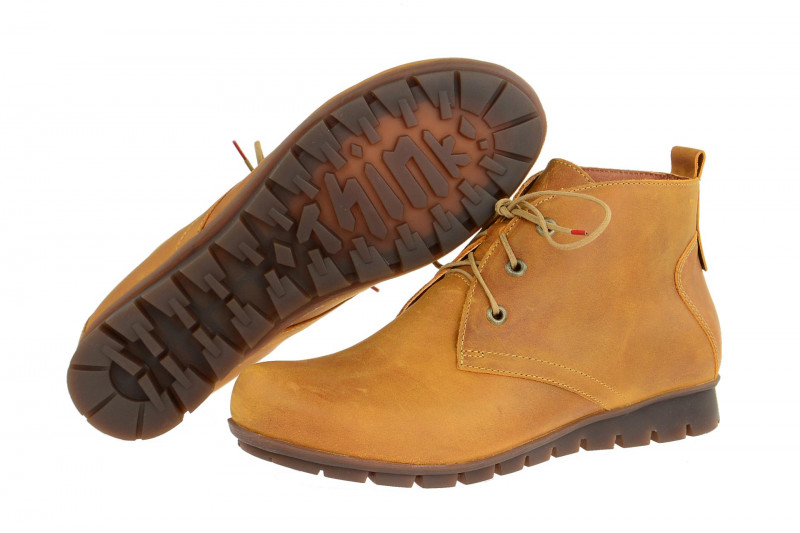Think Menscha Stiefelette hell-braun