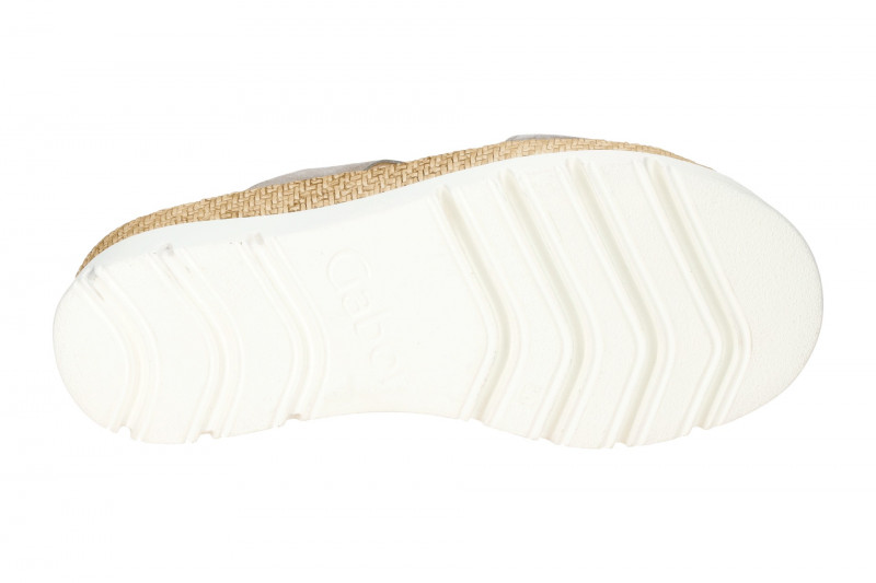 Gabor Glamour Pantoletten grau metallic Glitzer 63.721.62