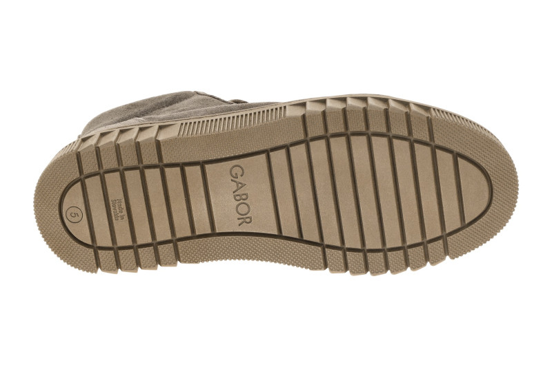 Gabor Mid-Sneaker Boots taupe grau Velour 8008.01.013