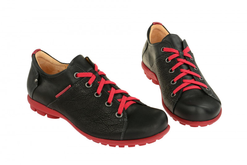 Think Kong Schuhe schwarz rot 1-81669-09