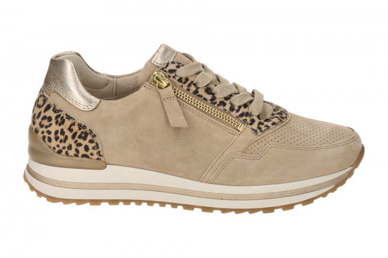 Gabor comfort Sneaker Schuhe beige caramel H-Weite Leo 66.528.34