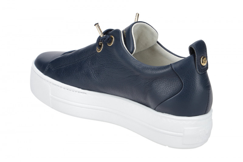 Paul Green Sneaker Schuhe blau weiß gold 5017