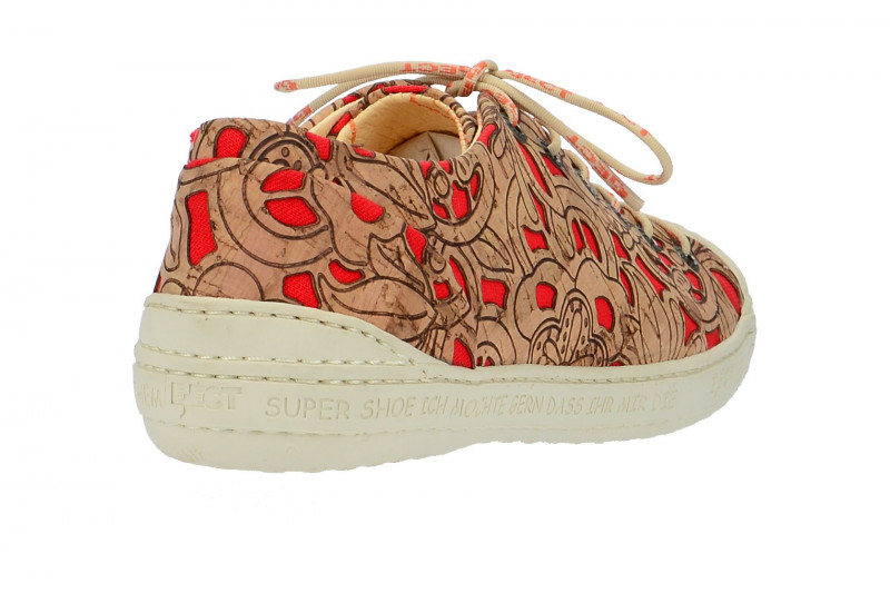 Eject Schuhe Dass rot braun Kork 11207