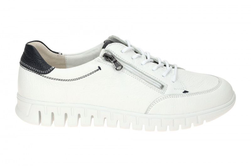 Waldläufer Baldo Schuhe Sneaker weiß blau H-Weite 907002