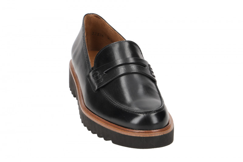 Paul Green Schuhe Slipper schwarz Kalb 2694