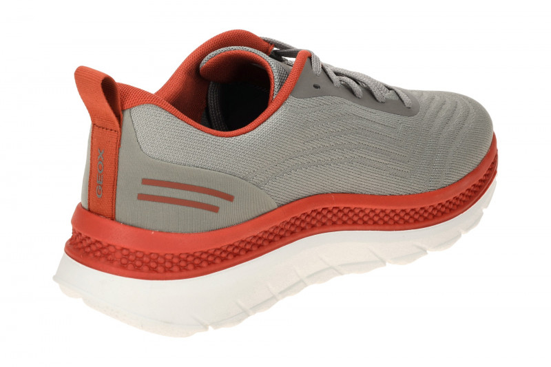 Geox Spherica Sneaker Schuhe grau rot activ U45GQA
