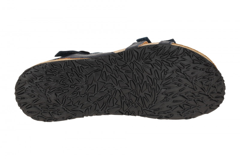 Think Koak Sandale blau Leder Punkte 322