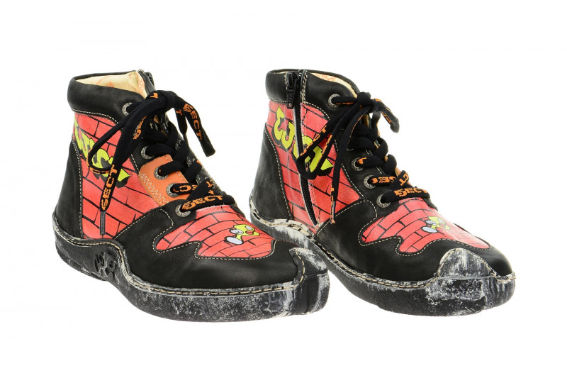 Eject Skat Stiefel schwarz orange 17293.002