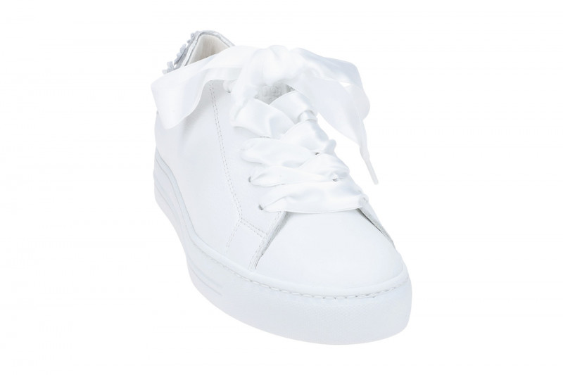 Paul Green Sneaker Schuhe weiß silber Blüten 5260