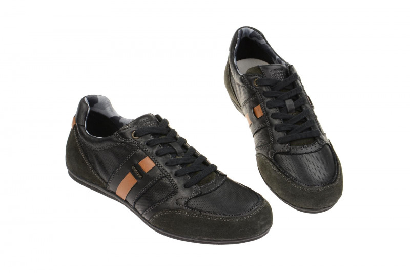 Geox Respira Houston A Sneakers in schwarz Herrenschuhe