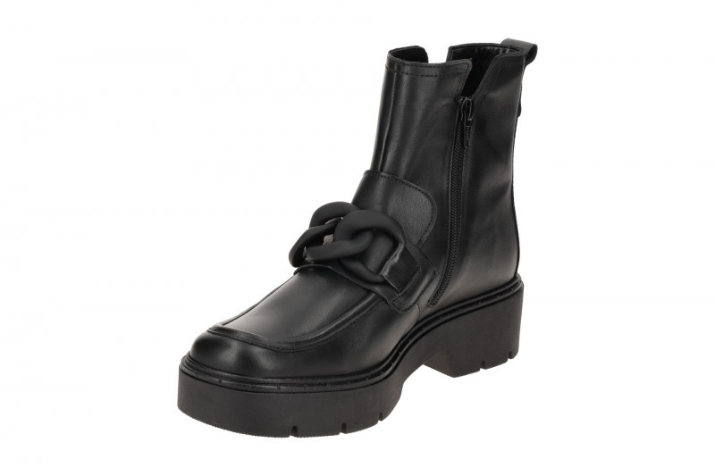 Gabor Fashion Stiefelette schwarz Kette 31.741.27