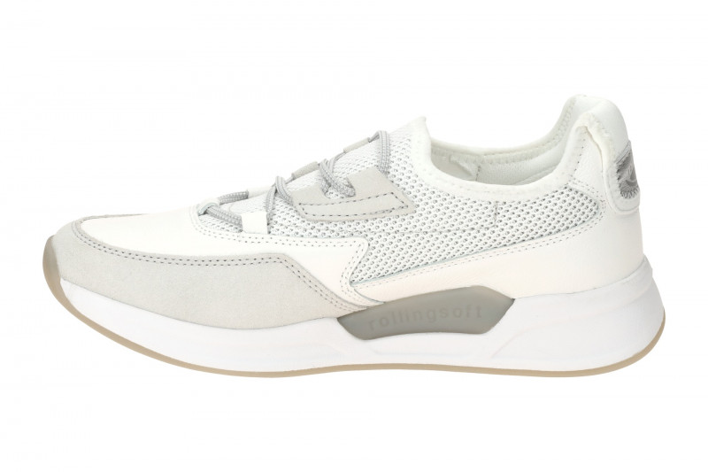 Gabor RollingSoft Slipper Schuhe weiß grau 66.951.52