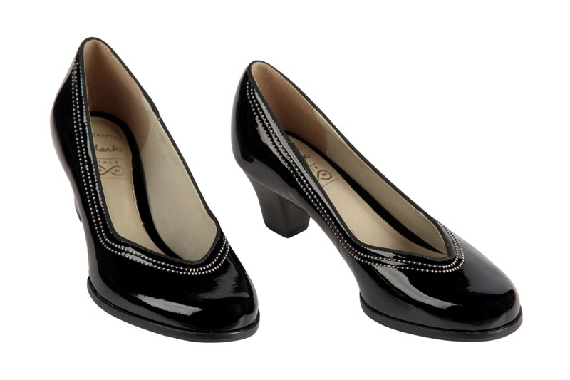 Clarks Ask Bombay Pumps in schwarz Lack 20341736