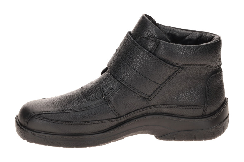 JOMOS Warmfutter Stiefelette schwarz H-Weite Klett 406501
