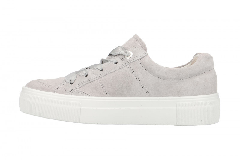 Legero Lima Plateau Schuhe grau Velour 4-00910-25