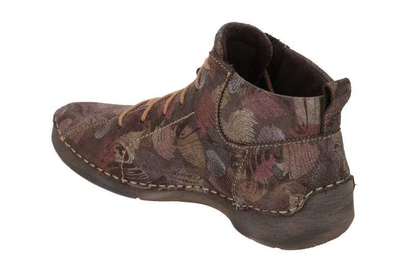 Josef Seibel Stiefelette Fergey 97 dunkelbraun Blätter
