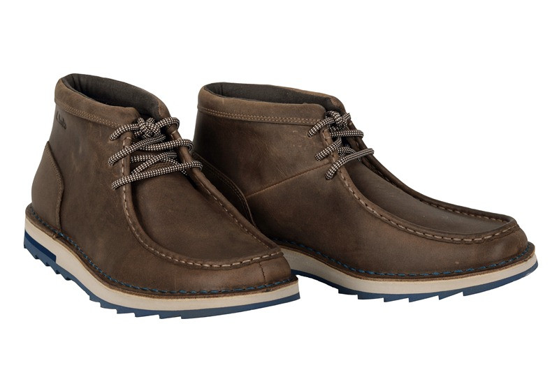 Clarks Mumford Flok Schuhe in tabacco dunkelbraun Boots