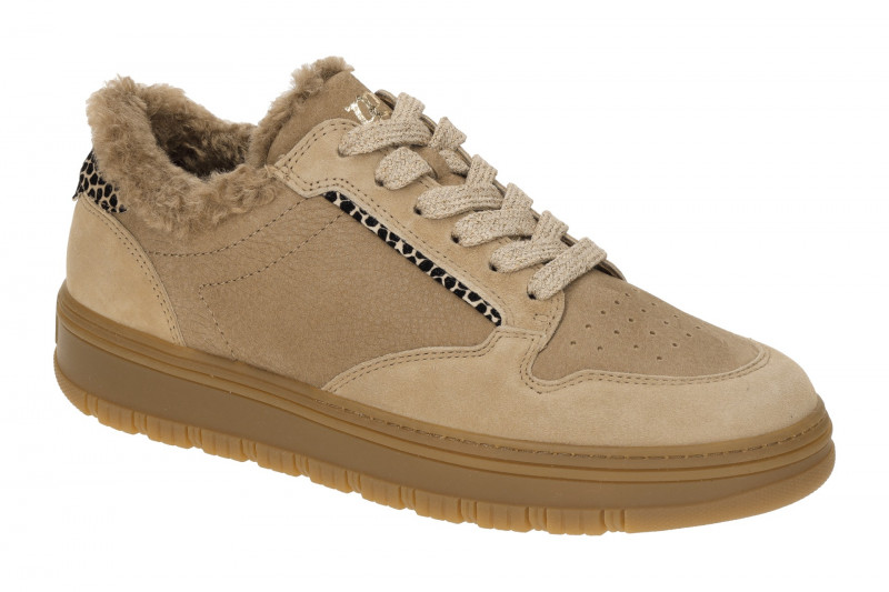 Paul Green Schuhe Sneaker beige braun Leo Warmfutter 5369