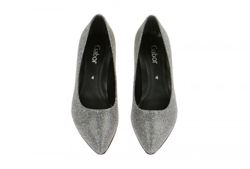 Gabor Pumps silber grau effekt 71.250.69