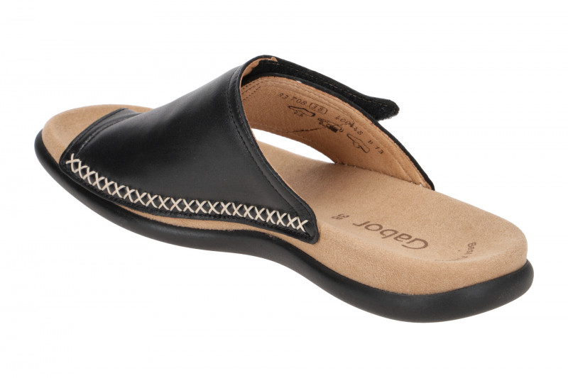 Gabor Zehentrenner Klett Pantolette schwarz 23.708.27