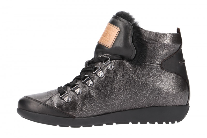 Pikolinos Lisboa Stiefelette schwarz grau metallic