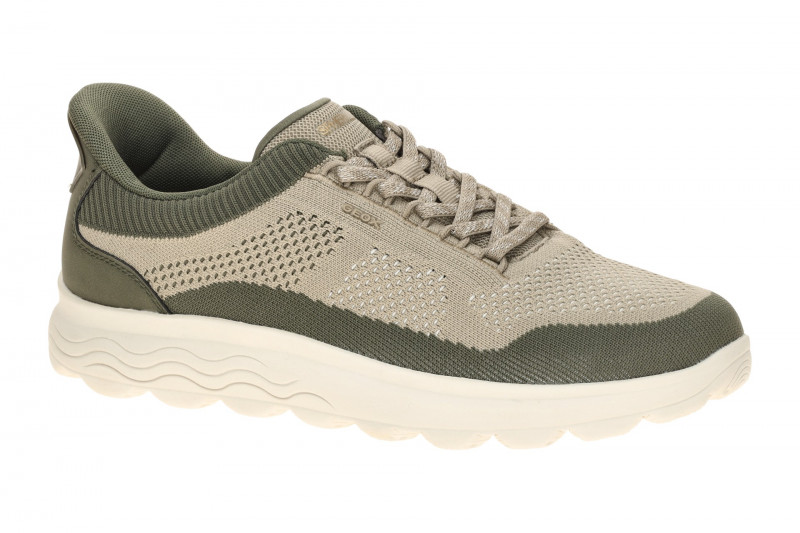 Geox Spherica Sneaker Schuhe beige grün FASTin U65MPE
