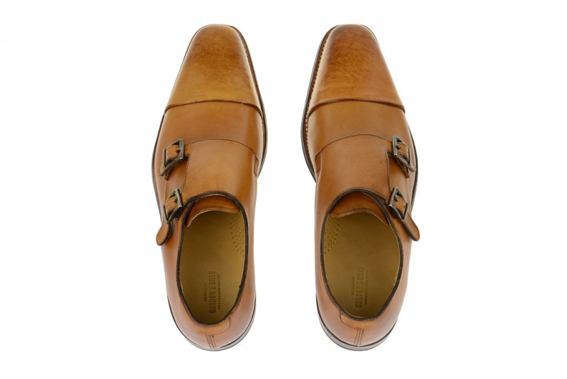 Gordon & Bros Schuhe braun tan Double-Monk Lucquin 4924