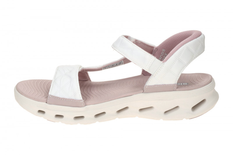 Skechers Go Walk Gliede Step Sandale weiß Cozy Slip-Ins 141276