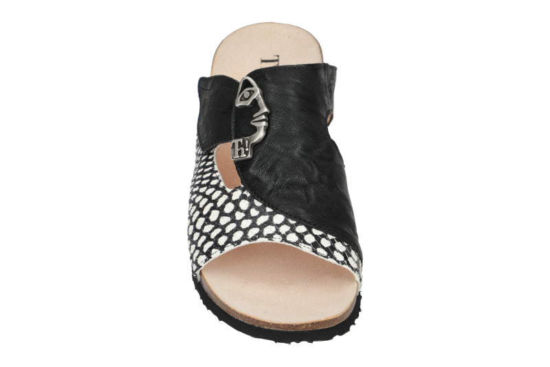 Think Mizzi Pantolette schwarz weiß 124