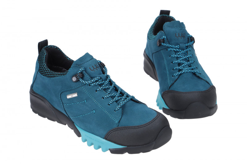 Waldläufer Amiata Schuhe blau lago H-Weite wasserdicht