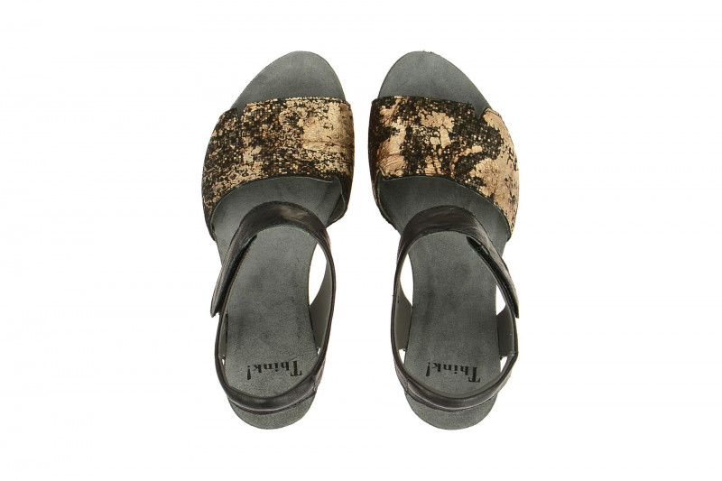 Think Traudi Sandale schwarz pixel