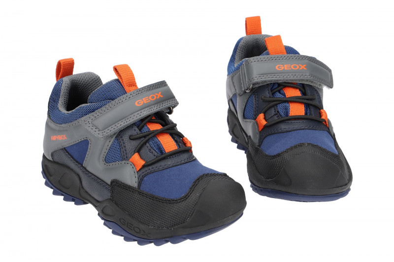 Geox Jungen Schuhe Savage ABX in blau grau Amphibiox