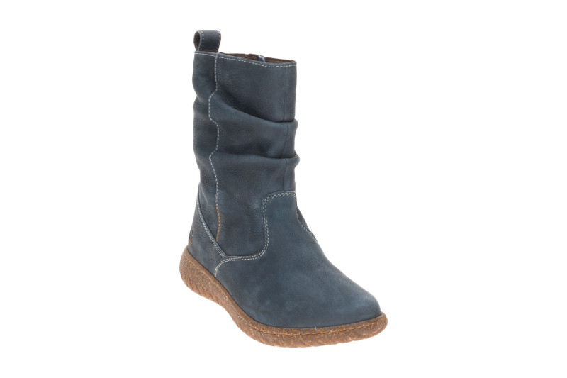 Josef Seibel Angelina Damen Stiefel blau H-Weite Nubuck