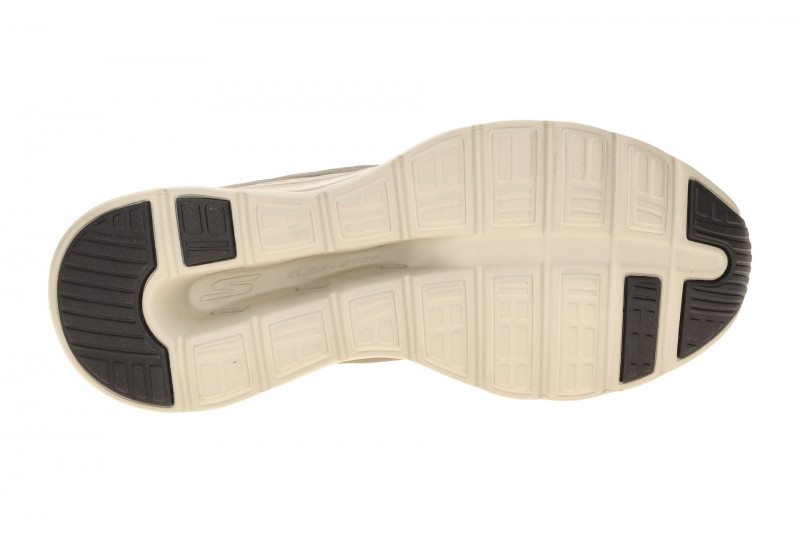 Skechers Go Walk Gliede Step Schuhe Slipper taupe grau 217020