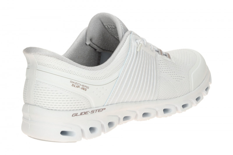 Skechers Glide Step Schuhe weiß Damen SLIP INS 104801