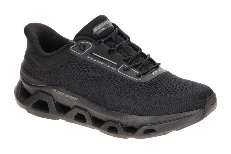 Skechers Glide Step Schuhe schwarz Herren Slip-Ins 233026