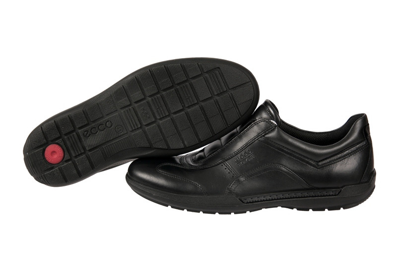Ecco Welt Sneaker Schuhe schwarz Slipper